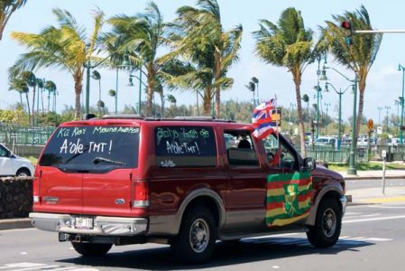 100 vehicles in protest convoy; 8 traffic citations issued, say police